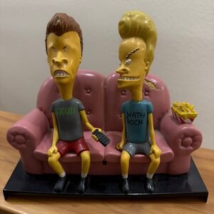 Vintage 1996 MTV Beavis Butthead Couch TV Talker Statue Figure Untested